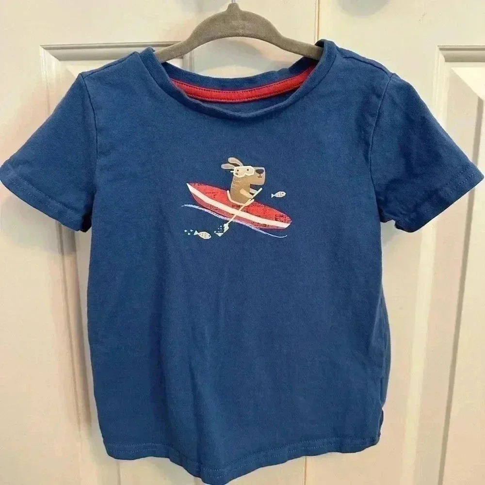 Crown & Ivy Kayak Dog toddler boy Shirt 4T